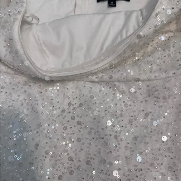 Lulu's White One Shoulder Dress - Picture 12 of 12